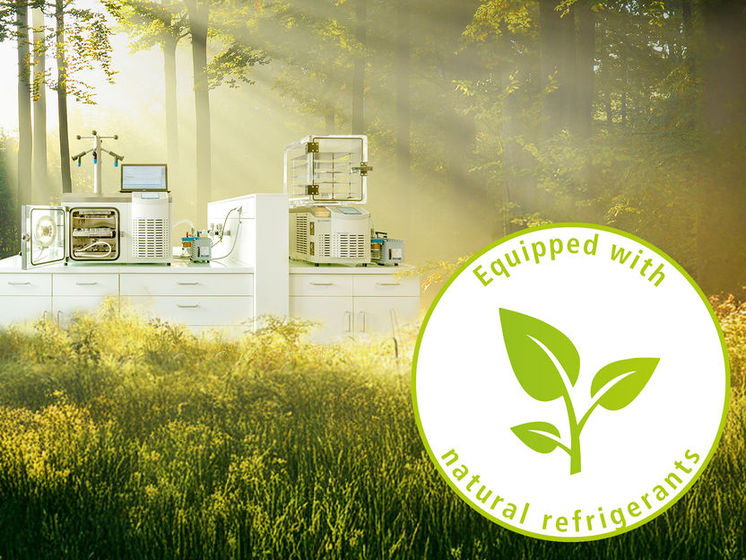 Equipped with natural refrigerants