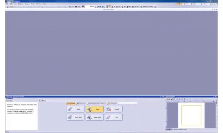 Digital Pathology - Virtual Images of a Slide in only 90 Seconds